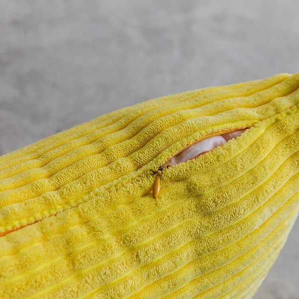 Ryggstödspöddöverdrag 2-pack Dekorativa Randiga Corduroy Rektangulära Kuddfodral Avlånga Kuddfodral för Soffa - 12 x 20 tum Sundress