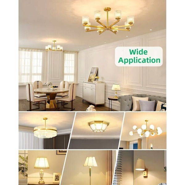 G9 LED-lampor, 3W motsvarande 30W halogenlampa, varmvit 2700K 380LM flimmerfri AC/DC 220-240V för sovrum vardagsrum kök trädgård, icke-dimbar