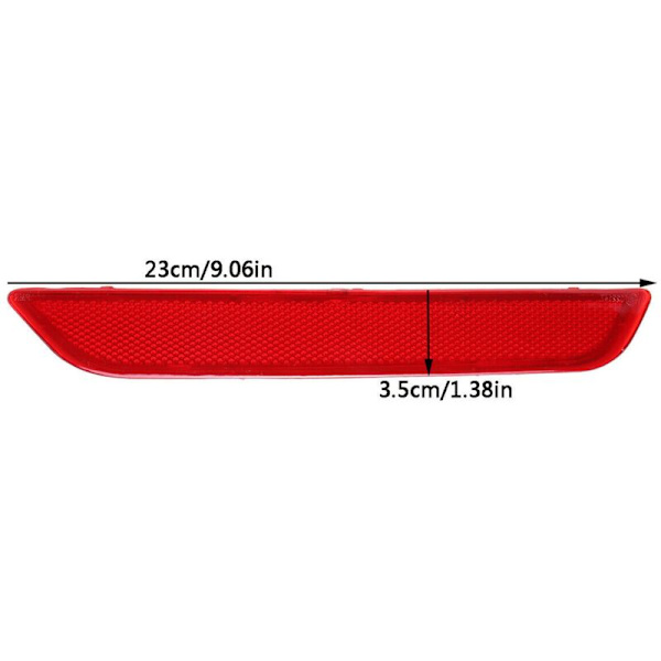 Punainen takapuskurin heijastin Mondeo MK4 2007-2010 1491914 1491915