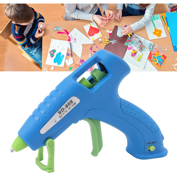 Lämpöliimapistooli 10-15W Johdoton USB Lataava Lämpöliimapistooli Mini Nopea Lämpöliimapistooli Lapsille