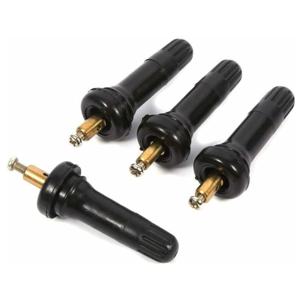 4 st tryckgivare, Snap-in däcktrycksövervakningssystem TPMS-sensorstamventil