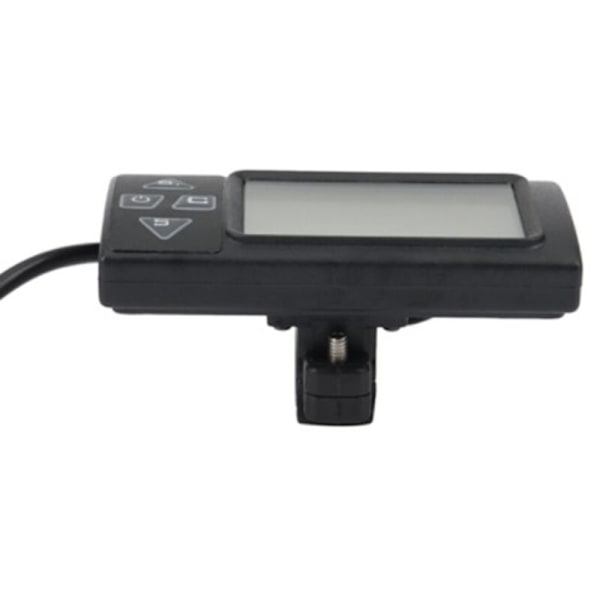 Ebike LCD-display S861 med kontakt för elektrisk BLDC-styrenhet Kontrollpanel Svart 24V-36V