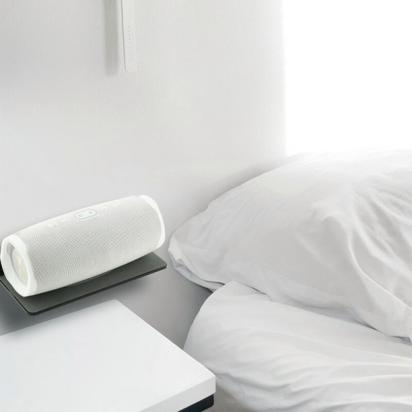 Väggmonterad högtalarstativ, akryldisplaystativ för Bluetooth-högtalare, webbkamera, mobiltelefoner, leksak-svart