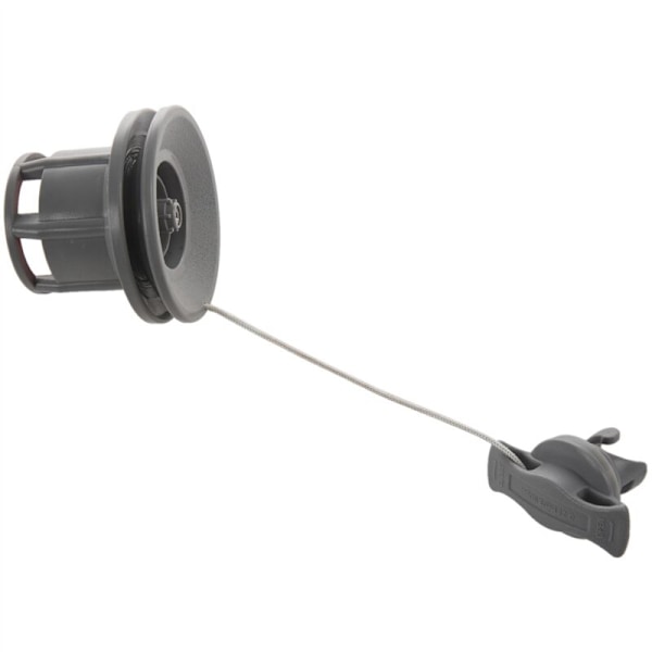 2X 8 Huller Oppustelig Båd Flåde Dinghy Kajak Kano Tilbehør Luftventil Kapsel Adapter (Grå)
