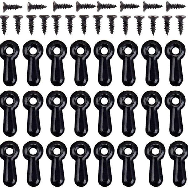 Bilde Ramme Vrid Knapp Festemidler Sett, 100 PCS Bilde Ramme Brakett Klips Bilde Ramme Maskinvare Klips