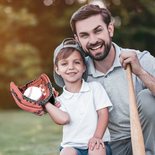 Venstrehåndet PU Læder Baseball Handske 26,7 cm 29,2 cm 31,8 cm til Voksne Teenagere og Børn - Fei Yu