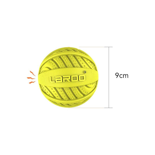 Nariseva koiran pallo, tuhoutumaton koiran lelu, luonnonkuminen koiran pallo, kelluva vesilelu koirille pienille, keskisuurille ja suurille koirille (Ø9cm, vihreä)