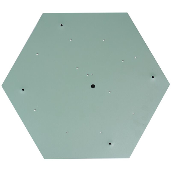 Ultra Tynd Moderne LED Loftlampe Hexagon Jern Akryl Indendørs Lampe Køkken Soveværelse Veranda Dekoration Lysarmatur - Grøn
