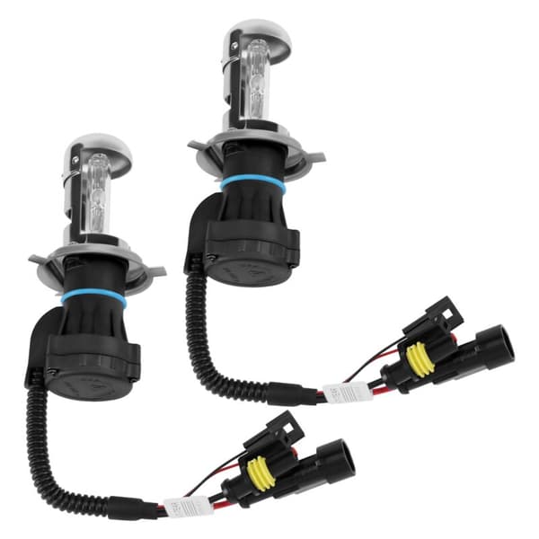 2X AUTO HID Bi-stråle HI/LOW H4 pære (55W, 6000K)