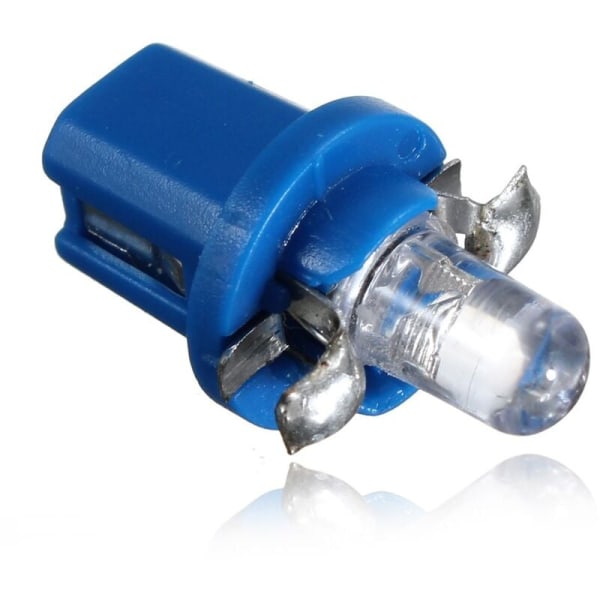 10x LED-instrumentpanelmätare B8-5D T5-lampa med BLÅ support TUNING bil