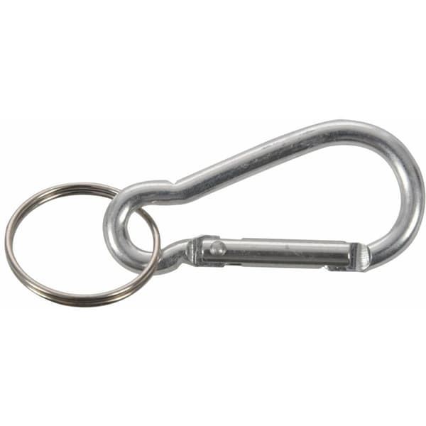 10 st Metallfjäder Dörr Karabinhake Nyckelring