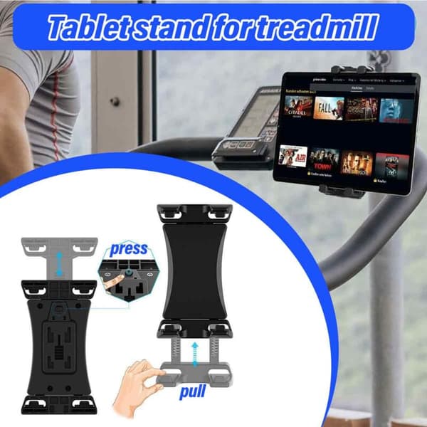 Tabletholder for Dashbord, Skrivebord, Sykkel og Mer
