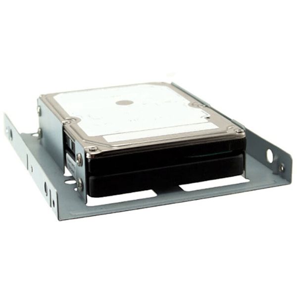 2,5\" til 3,5\" intern monteringsstel til 2 x 2,5\" SSD/HDD til 3,5\" enkelt bay