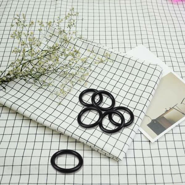 5 stk. 35 mm x 5 mm gummi O-ring O-ring sort