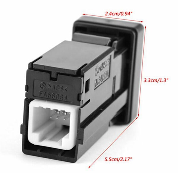 Bilstereo AUX USB-port adapter, AUX-lydgrensesnitt for 86190-02010 8619002010