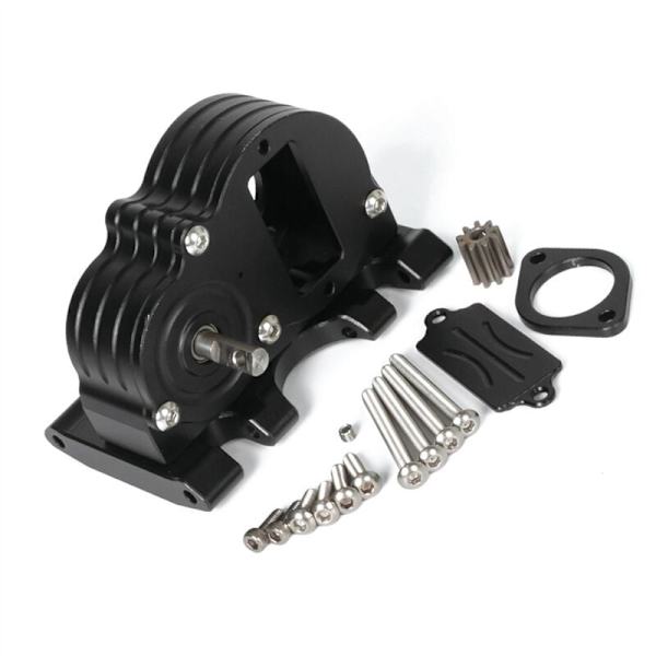 LCG lavere tyngdepunkt gearkasse med skridplade til 1/10 RC Crawler Axial SCX10 I II III Capra opgraderinger