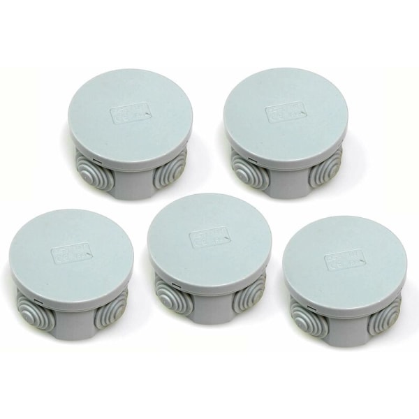 5-pack IP44 gummigenomföringar och snäpplock 65 x 30 mm