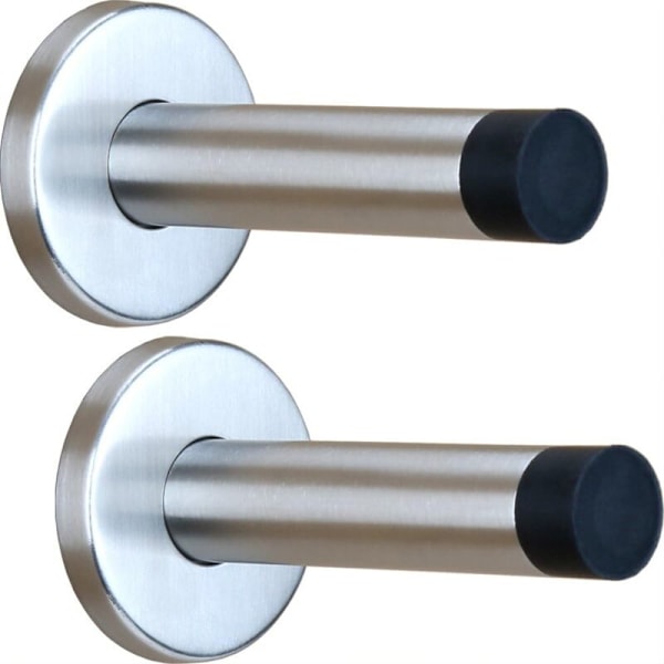 5 stk. dørstopper væg dørstopper heavy duty rustfrit stål dørstopper gummi buffer T