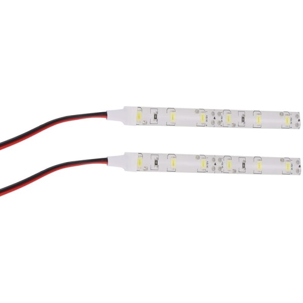 2X 10Cm 12V Hvid 6 LED 5630 SMD Striplys til Bil Båd Motor Van Vandtæt