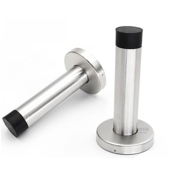 5 stk. dørstopper væg dørstopper heavy duty rustfrit stål dørstopper gummi buffer T
