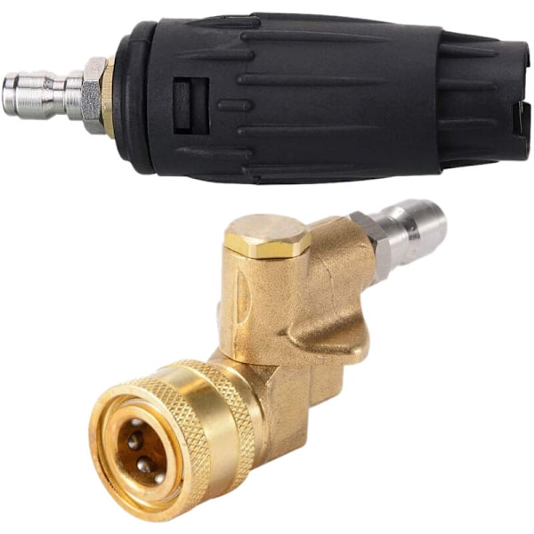 Trykvasketips, justerbart vasketip 1/4 tommer 3000 Psi, drejelig koblingsforbindelse 4500 Psi
