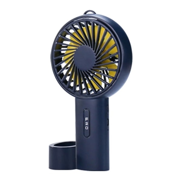 Skrivebordsventilator USB-opladningsventilator Ryst hoved Multifunktion Student Læringsventilator Bedste kontor Navy Blue