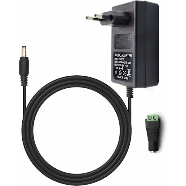 12V 3A Strømforsyning 36W Transformer til LED Lysskinne EU Stik til 3528/5050 SMD COB LED Lysskinne, AC100-240V Strømforsyning