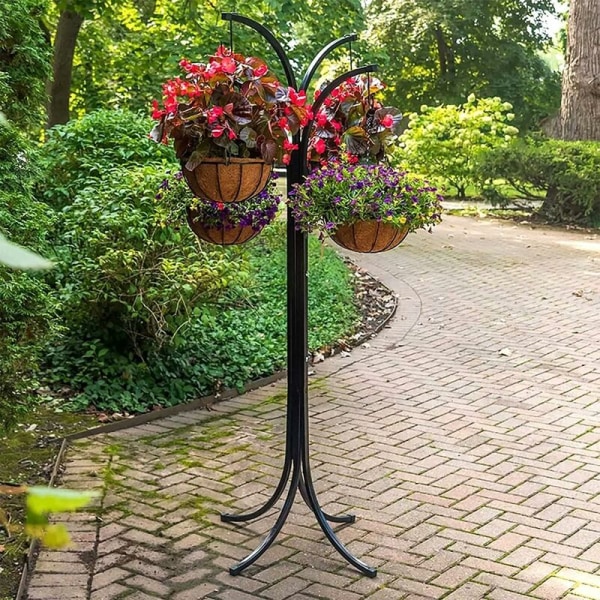 Set om 2 naturliga kokosfiberfoder för blomkruka 35 cm hängande korg för blomkrukor Kokosfiberersättning för planteringskärl