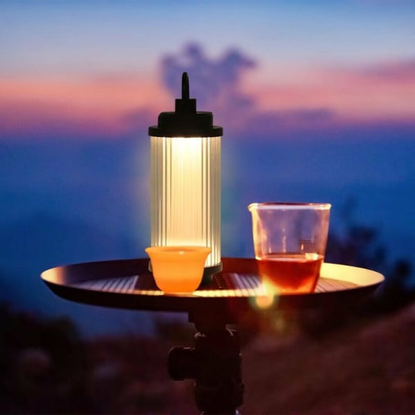 USB-laddningsbar ficklampa Mini kraftfull LED campinglyktor Varmvitt ljus 38 Utforska campinglampa