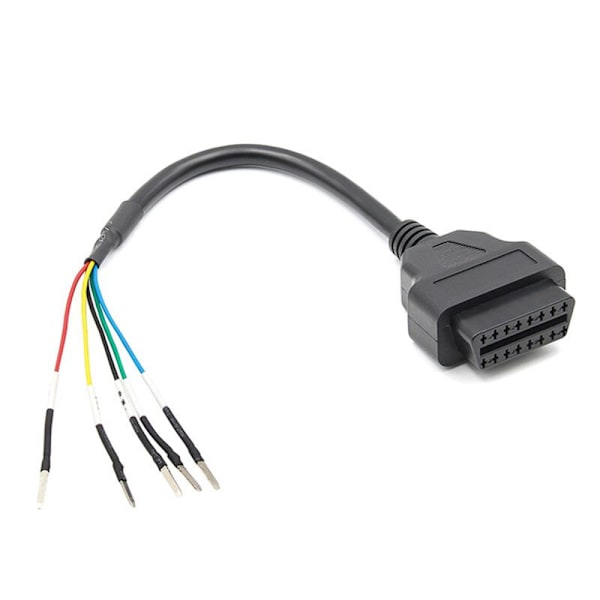 3X 16-stifts OBD OBD2 K-linje Can Jumper Tester-kontakt Bildiagnostisk förlängningskabel Pigtail-sladd