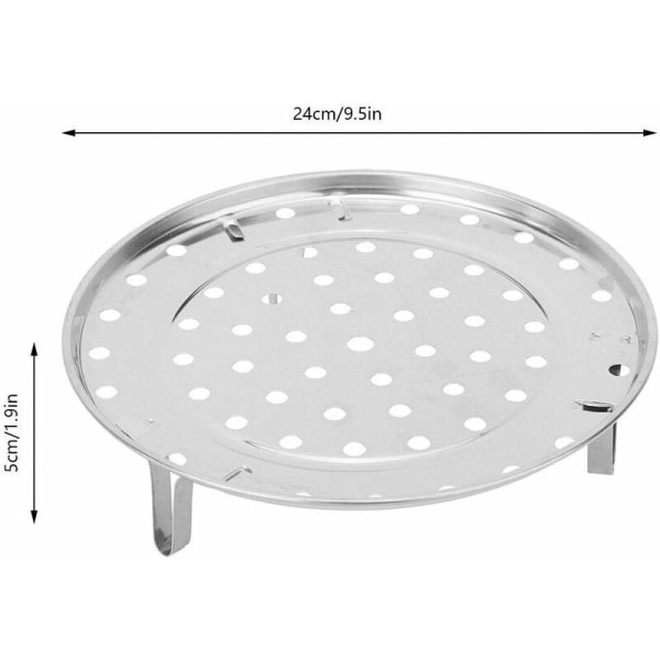 Rustfrit stål tilbehør til dampstativ, der beskytter dampkogeren mod høje temperaturer (M-24 cm) - Fei Yu