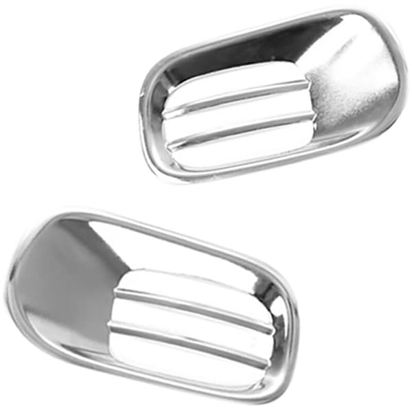 2 stk. Side Lamp Cover Trims Light Bumper Protector Baglygte Ramme til 2015-2019