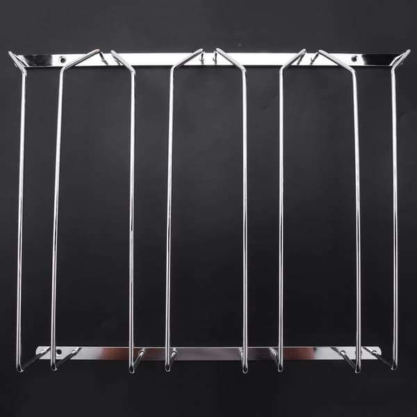 Under skab vin stativ opbevaring rack til glas holder 2,17 tommer dyb