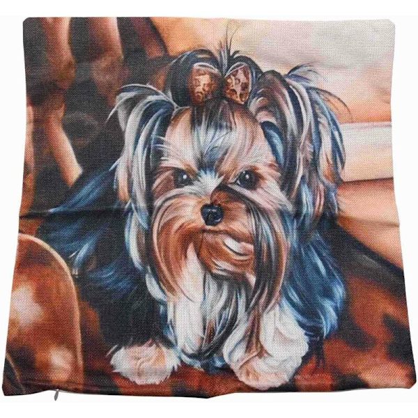 4-pack kuddfodral dekorativ bomull och hundkuddar för soffa sovrum kvalitetsset 18 x 18 tum