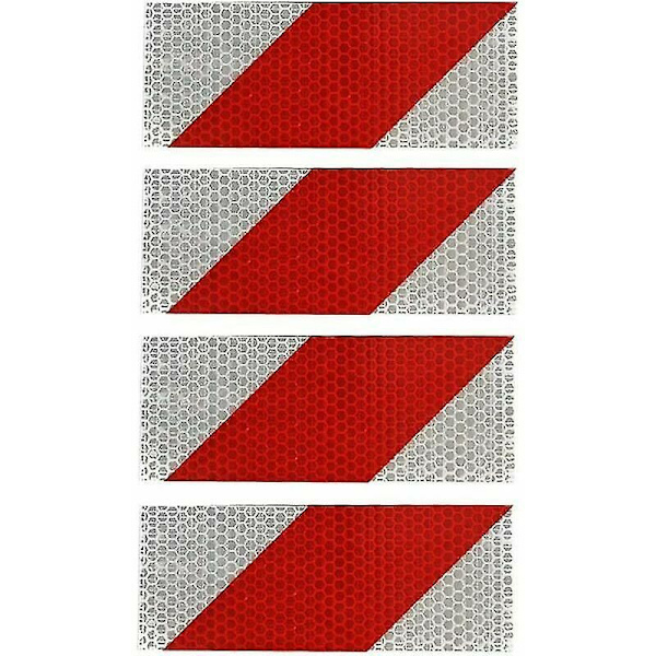 5 cm bred 25 m lang reflekterende klistremerke gitter veitrafikk brann sperring advarsel reflekterende tape film