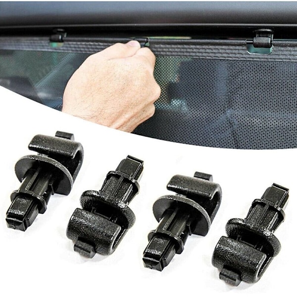 Glidande dörrklämma för solskydd 2005-2010 Svart (4-pack) 83715SHJA21ZA