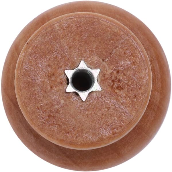 4,1 cm diameter trekknapp i tre