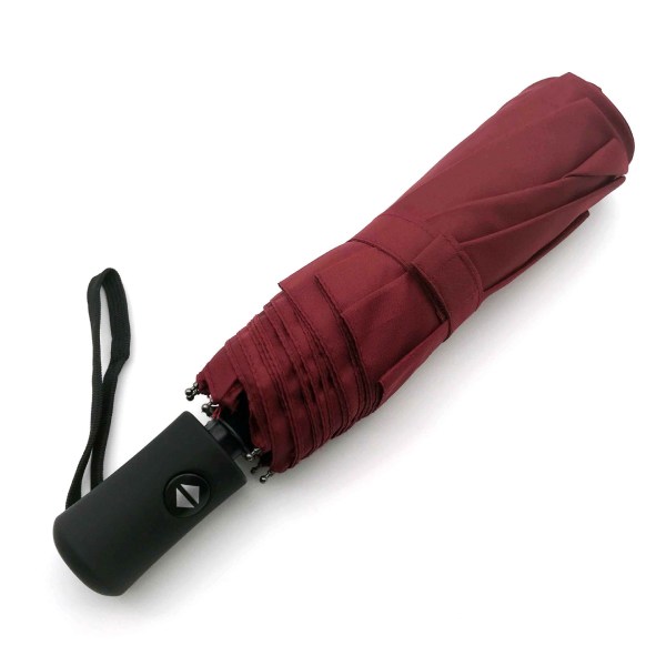 Matkasateenvarjo tuulenpitävä automaattinen sateenvarjo-punainen