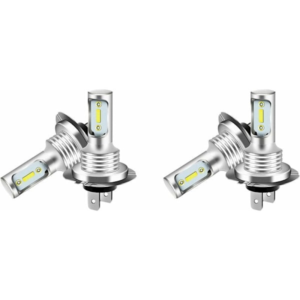 4X H7 LED 6000K Super White 110W 8000LM Tåge Lyssæt Kit Halogen Pære Kit--