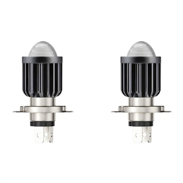 2X LED H4 Projektor Liten Glödlampa Motorcykeltillbehör Passar för Integrerade Tvåfärgade Strålkastare Modifierade