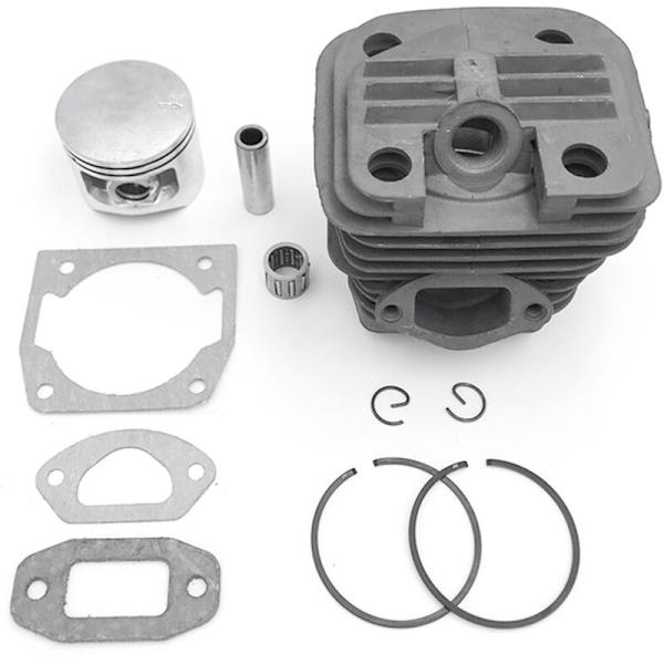 2X Motorsag Sylinder Stempel Nålebur Tetningssett 45mm for 4500 45Cc 5200 52Cc 5800