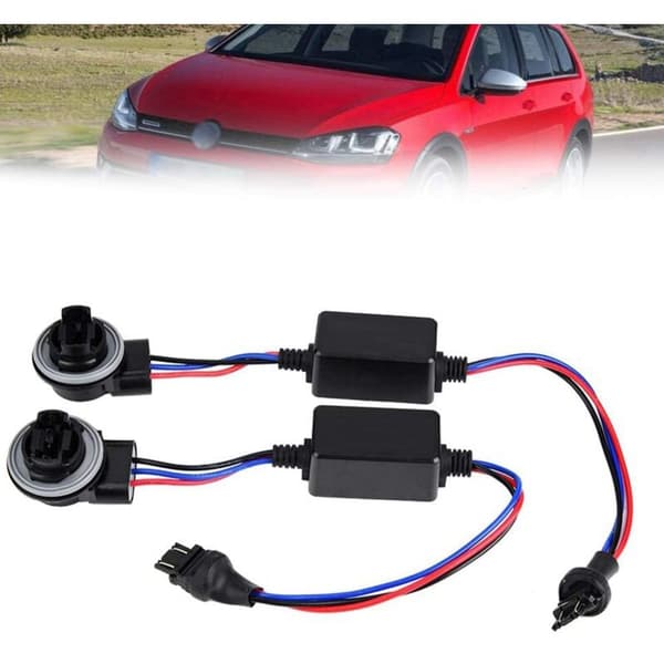 2 stk. 3157 3157-B LED-forlygtedekodermodstand ledningsnet anti-flimmer bremselysfejl