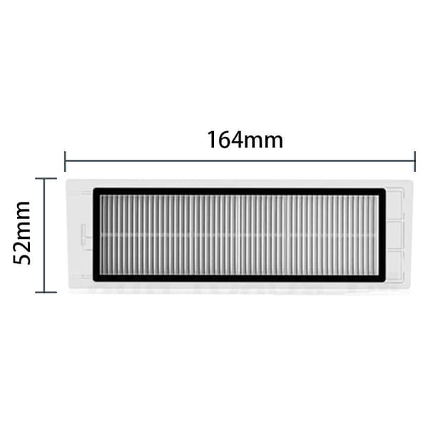 HEPA-suodatin Roborock S5, S5 Max, S6, S6 MaxV, S6 Pure, E4 -laitteille