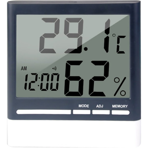 Elektronisk temperatur- och fuktighetsmätare för inomhusbruk digital mätare CX318 digital display elektronisk temperatur- och fuktighetsmätare