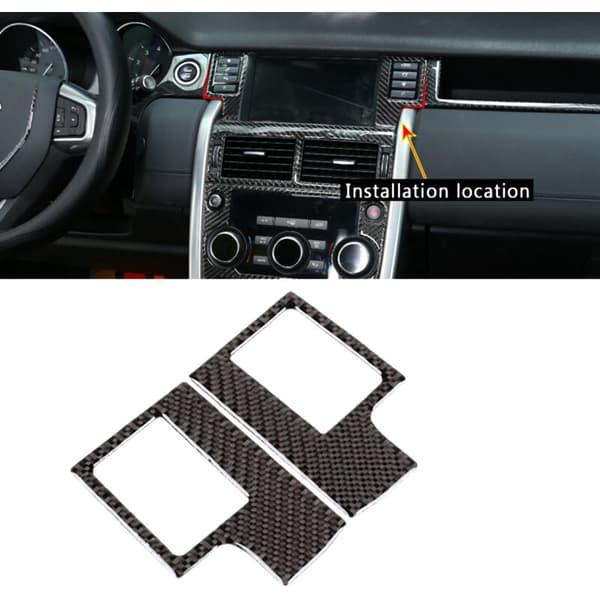 For Sport 2015-2019 ABS Fiber Multifunktionsknap-Switch Panel Trim Cover Sticker