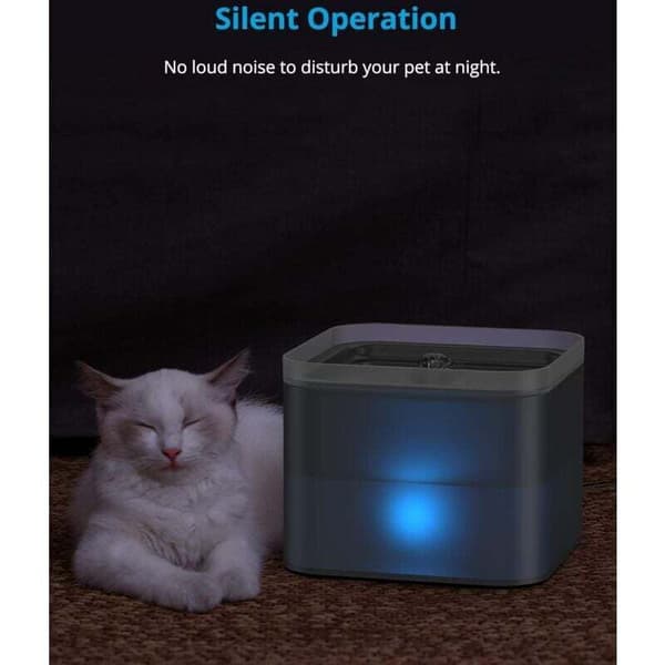 Katt- och hundfontänpump, nedsänkbar husdjursvattenpump,