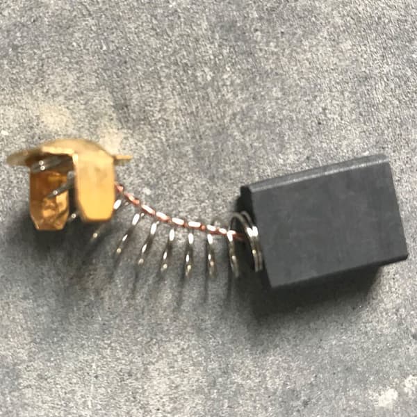Rustfrit stål + motorbørste 18mm x 13mm x 7mm-2 stk.
