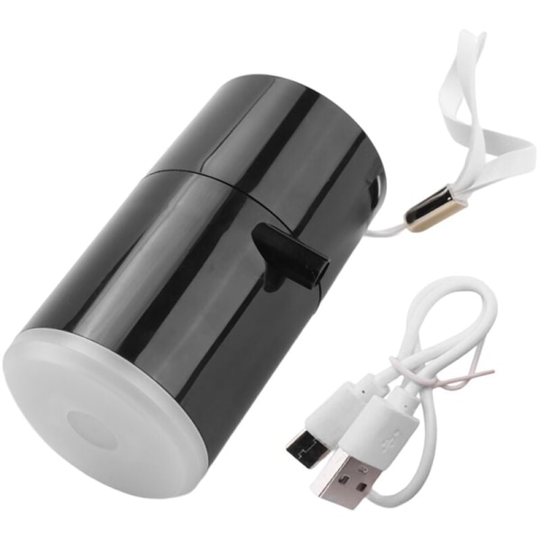 3 i 1 Bärbar Luftpump Elektrisk Uppblåsbar Pump USB Laddningsbar Dammsugare för Luftkudde Säng, Simring, Svart