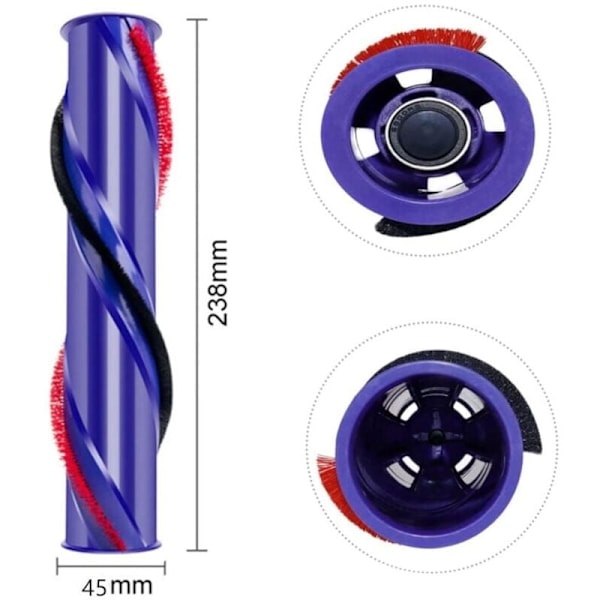 Reservebørste for Dyson V7 støvsuger.