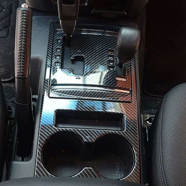 Til 2007-2019 Bil Central Control Gear Shift Panel Cover Trim Ramme Fit Interiør Tilbehør